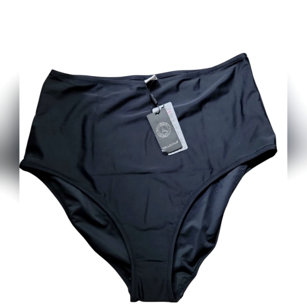 3 For $15 Relleciga Bikini Botyoms Sz XL Black